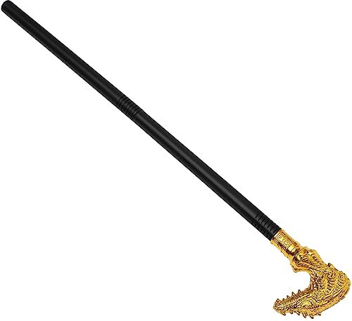 Beavorty Halloween Punk Style Drachen Gehstock Kostümzubehör für Cosplay Partys für Halloween Dekoration Festliche Anlässe