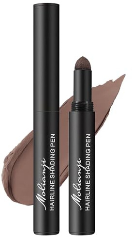 Luxvara Root Cover Up Stick, Cubre Sombra para Cabello, Cubre Canas instantáneo, Corrector de Raíz para Cabello, Polvo de Línea de Cabello, Color de Retoque de Raíces y Laterales (Marrón Oscuro)