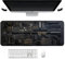 Cool Military Weapon Build Weapon Parts Display Large Gaming Mouse Pad, Stylish Desk Protector with Non-Slip Rubber, for Keyboard and Mousepad, Keyboard Mat (Style2,15.7x35.4inches)
