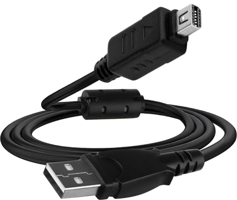 Vryth USB Data Transfer Cable 5ft for Olympus Digital Cameras, Repalcement CB-USB5 CB-USB6 CB-USB8 Data USB Cable Compatible with Olympus Tough TG/SP/μ TOUGH/OM/OM-D&PEN Series Models in Description