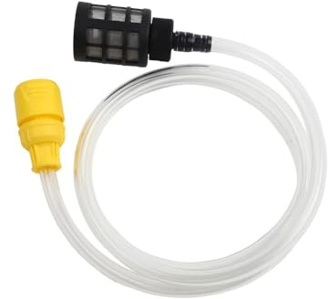 Whychstore Tuyau d'arrivée d'eau auto-amorçante pour Karcher K2-K7, tuyau d'aspiration haute pression de 1,5 m avec filtre, tube en plastique transparent et connecteurs