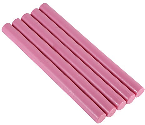 5er Siegel Stempel Wachs Sticks 10 Farben Manuskript Siegellack für Vintage Geburtstag Hochzeit Einladungskarten(Rosa)