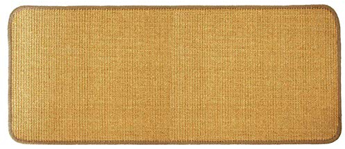 Primaflor - Ideen in Textil Küchenläufer Küchenteppich SISAL - 100 x 200 cm, Natur, Naturfaser Küchenvorleger Teppich für Küche, Brücke, Sauberlauf rutschfest