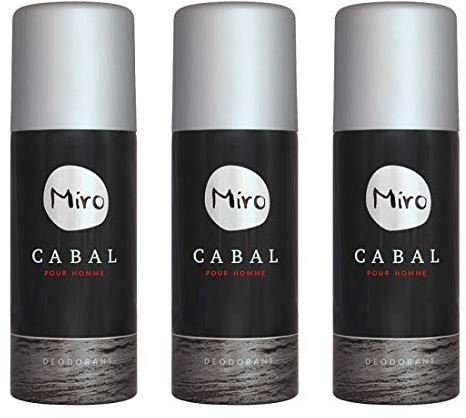 Miro Cabal pour Homme 3er Sparset Deodorant Spray 150ml