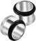 KJM FASHION 2 STK Chirurgenstahl 12mm 1/2 Single Flared Tunnel Tunnel Ear Plug Ohren Stecker Dehnstab Ringe Eyelet Piercing Schmuck 1786