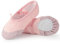 Soudittur Ballettschuhe Mädchen Tanzschuhe Ballerinas Damen Ballettschläppchen Kinder Geteilte Ledersohle in Rosa in Gr. EU 39