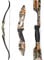 SHARROW 30-50lbs Bogenschießen Jagd Takedown Recurve Bogen 56 Zoll Jagdbogen Erwachsene Bogen Aluminiumlegierung Riser Rechte Hand (Camo, 40lbs)