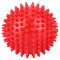 Spiky Massage Ball Roller Massager Ball für die Triggerpunkttherapie des Fußrückens, die Myofasziale Freisetzung und die Muskelregeneration.(S-rot)