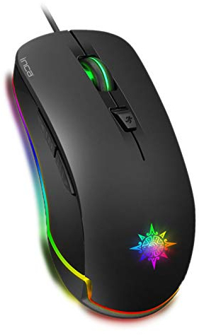 Inca IMG-327 PRO Optical Gaming Mouse 4800 DPI RGB Logo Effect
