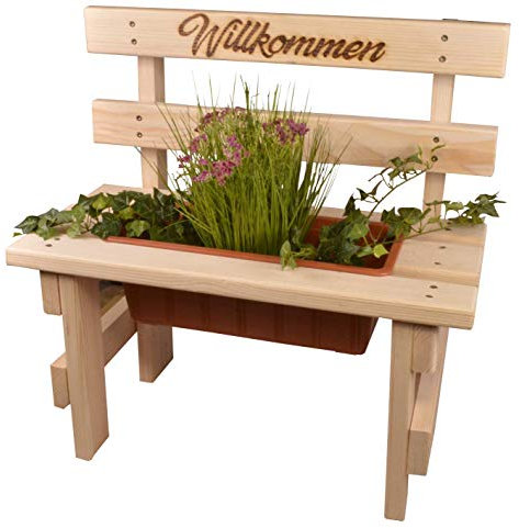 Leben mit Holz Blumenbank, 60 cm