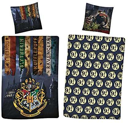 Warner Bros. Funda nordica Harry Potter Reversible Cama 90cm