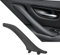 Hacreyatu Leder-Seitentürgriff für BMW 5er-Serie, rechte Seite Beifahrerinner-Türgriff, Ersatz für BMW F10 F11 F18 520 523 525 528 530 535 2010–2017 (rechts, schwarz).