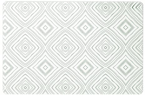 Zeller Present Tischset Graphic Kunststoff 45x30cm, transparent/grün