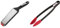 Tefal K2070714 Ingenio Râpe à fromage à Main à deux lames ustensile de cuisine résistant noir et rouge sans bisphénol A avec insert en silicone & INGENIO ACCESSOIRES Pince à aliments