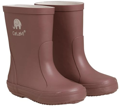 Celavi Stivali in gomma per bambini Basic Wellies, Buckthorn marrone, 29 EU
