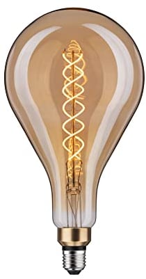 Paulmann 28867 LED Lampe 1879 BigDrop Filament Warmweiß 400lm 7 Watt dimmbar Gold Vintage 1800 K E27 Leuchtmittel
