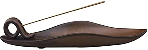 1 Piezas Varilla Incienso de Aleación de Zinc, Soporte para Incienso Aleación de Zinc, Quemador Incienso Forma Hoja, Soporte para Varillas de Incienso, para Optimización del Aire, Yoga, Meditación