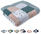 ULLENBOOM Krabbeldecke für Baby 120x120 cm, 100% OEKO-TEX Materialien, Made in EU, Dick & weich gepolstert, Eukalyptus - ideal als Babydecke & Spieldecke Baby