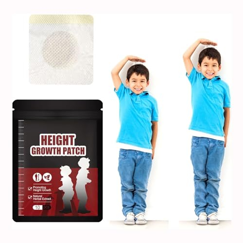 Tkekruh Height Growth Patches,Knochenwachstums-Fuß Aufkleber,Growth Enhancer Patches,Heightenup Akupunture,Slimulating Foot Patch,Foot Patches Zur Verbesserung Der Körpergröße Für Kinder