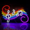 Señal de neón de nota Musical, luz de neón LED para decoración de pared, señal de nota Musical con alimentación USB para Bar, fiesta de música, discoteca, estudio, regalo