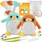 Genround Häkelpaket für Anfänger, Häkelset mit Schritt-für-Schritt-Video-Tutorials, Häkelset Anfänger Tiere Kinder Erwachsene(Pinguin)