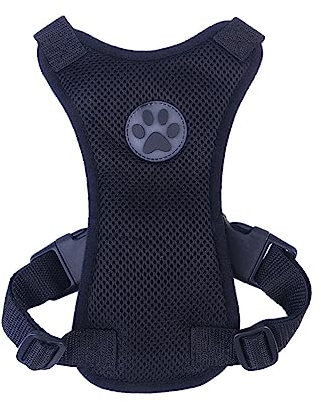minkissy small dog harness pet harness Puppy jacket Dog chest harness Adjustable dog harness Puppy harness chain ring multifunctional