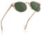CARFIA Mens Sunglasses Retro Polarised Eyewear UV400 Protection Round Frame in Acetate
