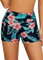Short de Bain Femme Bas Maillot de Bain Shorty Taille Haute Bikini de Plage avec Poche Séchage Rapide Conseil