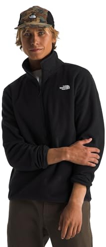 THE NORTH FACE Pile da uomo Glacier con mezza zip, TNF nero, 3XL