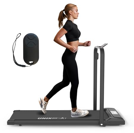 UNIXFIT Smart Pad Plus, das ultimative Laufband Klappbar mit Handgriff für Deine Gesundheits- und Wellness-Reise, Erlebe Fitness auf Höchstem Niveau zu Hause oder im Büro, Laufbahn für zu Hause