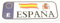 3D Fridge Magnet. 12 cm x 5 cm Spanish Decorative Number Plate, Flag of Spain. Sevillian Fan Foam Fridge Magnet.