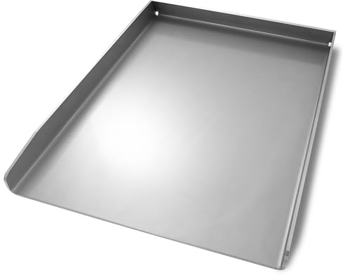 Plancha Edelstahl Grillplatte | passend für Napoleon Prestige (Pro/Phantom) - 45x34cm | 4mm Massiv