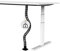 vabo 1300mm Cable Management with Weight Base for Height Adjustable Desks Easy to Assemble Cable Duct for Round and Rectangular Tube