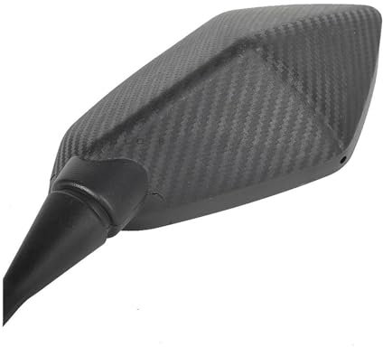 Motorrad Rückspiegel Spiegel Für YZF R1 R6 R25 R15 R125 R3 R1S R1M FZ6R Spiegel Motorrad Roller Rückspiegel Carbon Look Lenkerenden Spiegel