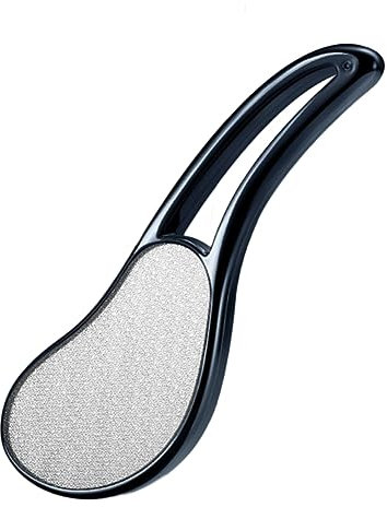 Didiseaon Strumento Esfoliante Per Levigare I Piedi Lima Per Piedi Con Manico in Impugnatura Comoda Nero