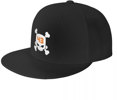 Klassiker Ken Block Aufkleber Ken Block 43 Baseballmütze für Männer Snapback Hüte Hip Hop Sonnenschutz Kappe Winter Sport Geschenk