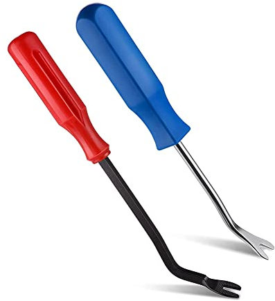 Swiixxer Strumento per Rimuovere I Chiodi da Tappezzeria, 2 Pezzi Strumento per Rimuovere I Chiodi nel Acciaio per Rimuovere I Punti Metallici Nei Mobili nel Legno