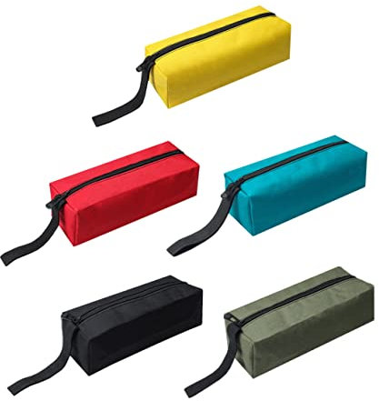 DOITOOL 5stücke Werkzeugtasche Aus Oxford Reißverschluss Wasserdichte Beuteltasche Für Werkzeuge Kleine Organizer-tasche Vielseitig Einsetzbar Als Banktasche Elektroniktasche Oder