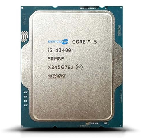 SIMPLETEK - Processeur CPU Core i5 13400 LGA 1700 LGA1700 10C/16T 4.60 GHz (sans dissipateur, sans boîte)