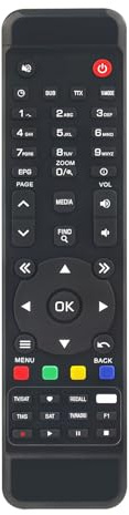 AIDITIYMI RM-Series Télécommande de rechange compatible avec AMIKO Mini 4K UHD S2X Mini HD265