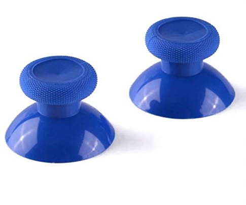 Stick analogique Joystick Sticks analogiques Cap pour Xbox One contrôleur Champignon Capuchon en Caoutchouc Coque Noir foncé