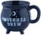 Witches Brew Cauldron Mug Novelty 10cm Tea Coffee Soup Cup Gift Boxed Black