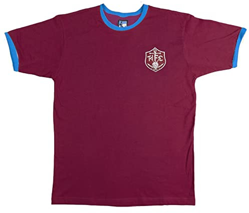 Thames Ironworks 1895 Retro Football T Shirt Embroidered Logo (XL)