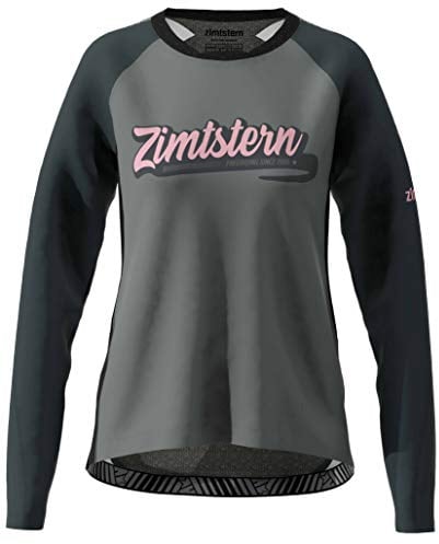 Zimtstern Damen ProTechZonez Shirt LS Wmns MTB, Glacier Grey/Pirate Black, L