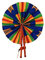 Motherland Fans: African Ankara Print Handheld Folding Hand Fan