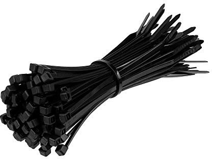 All Trade Direct 200 x Black Cable Ties 100Mm X 2.5Mm Zip Tie