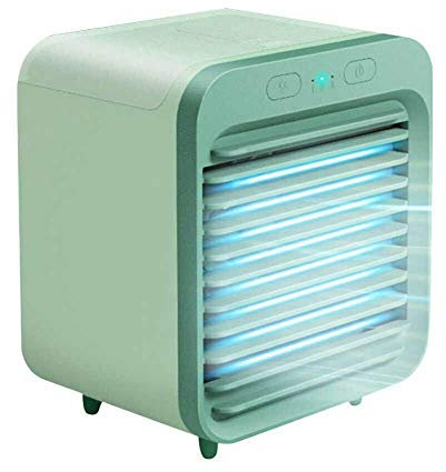 TOPCL Portable Air Cooler, Desktop Cooling Fan, USB Mini Rechargeable Water-cooled Air Conditioner, Personal Mobile Air Cooling Fan for Home Bedroom Office