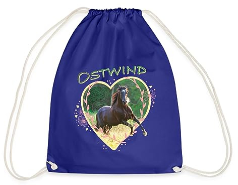 Spreadshirt Ostwind Der Große Orkan Ein Herz Für Pferde Turnbeutel, One size, Königsblau