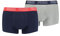 PUMA 2 er Pack Short Boxer Boxershorts Men Pant Unterwäsche kurz 100000884, Farbe:006 - Blue/Grey Melange, Bekleidungsgröße:S