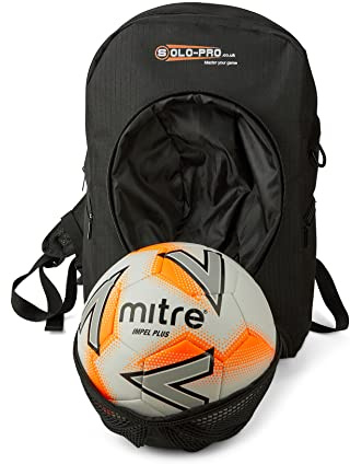 Solo Pro Football Rucksack Water Resistant Sports Backpack Holdall School Bag Laptop Bag 32 Litres of Storage